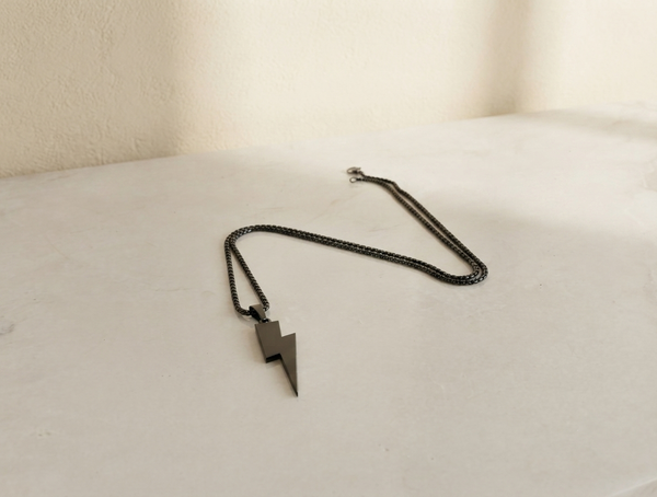 Black Stainless Steel Chain Locket