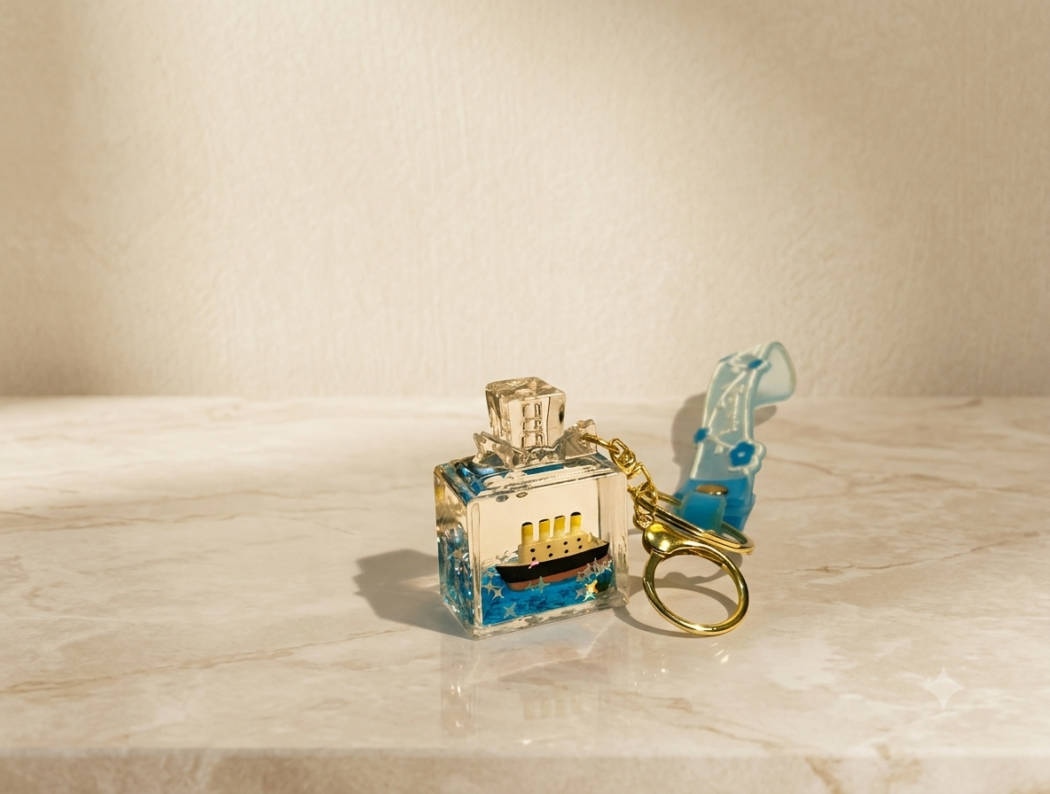 Ocean Inspired Keychain & Charm