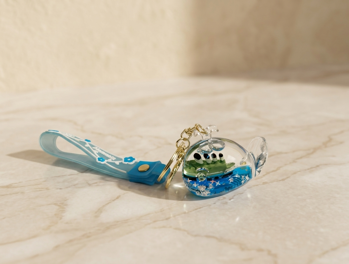 Ocean Inspired Keychain & Charm