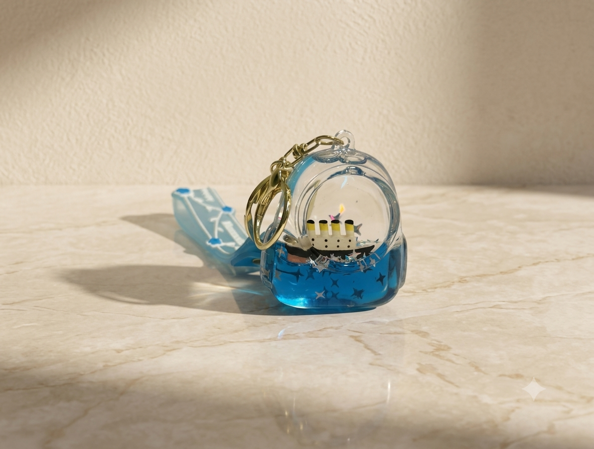 Ocean Inspired Keychain & Charm