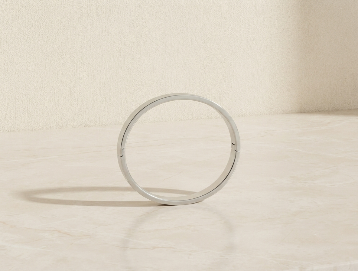 Men's Stainless Steel Open Cuff Bracelet