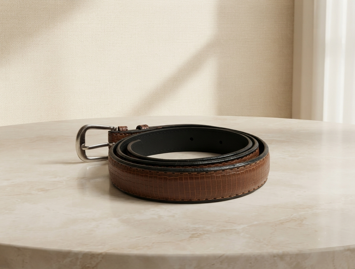 Ladies Classic Belt - Wood Brown