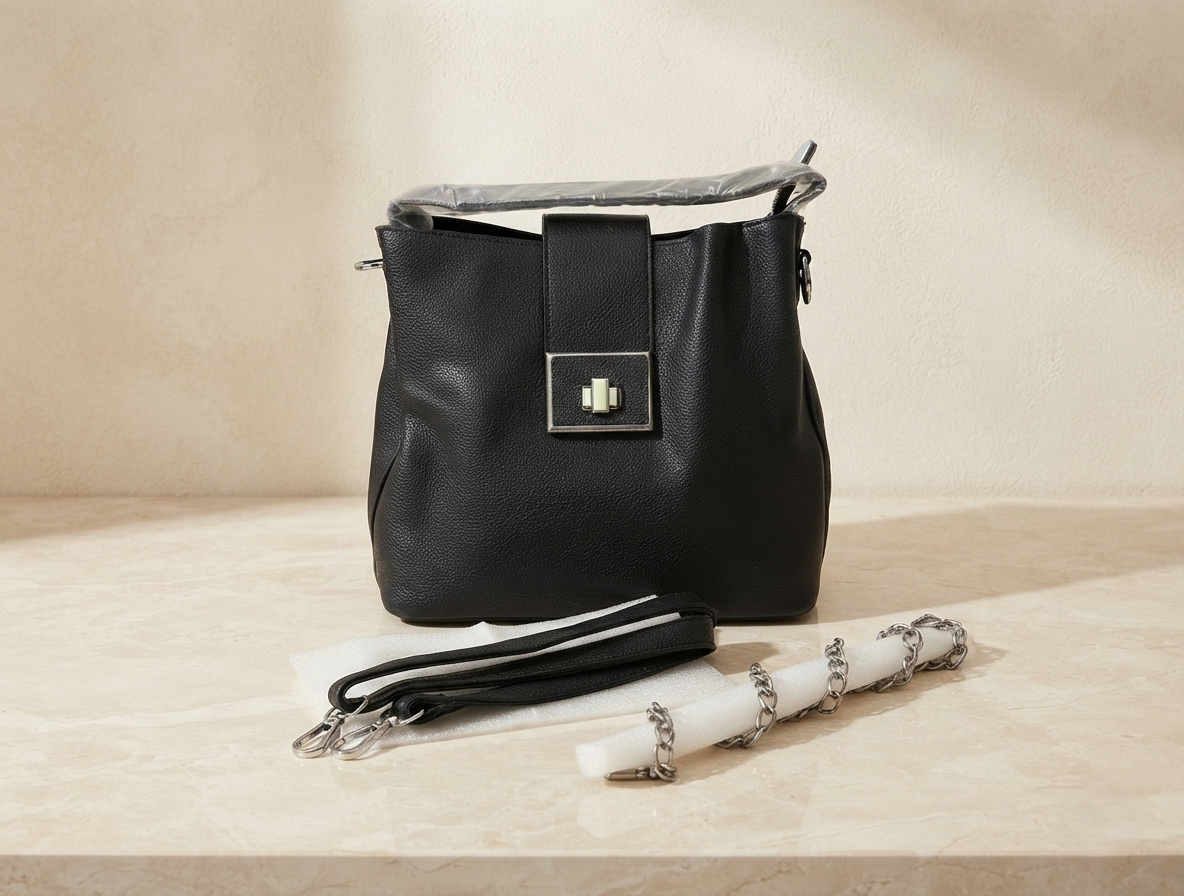 Velara Elegant Bucket Handbag