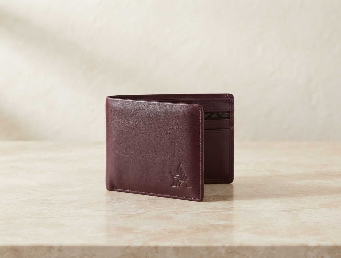 Leather Brown PU Leather Wallet