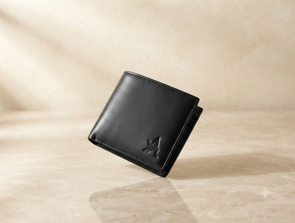 Black PU Leather Wallet