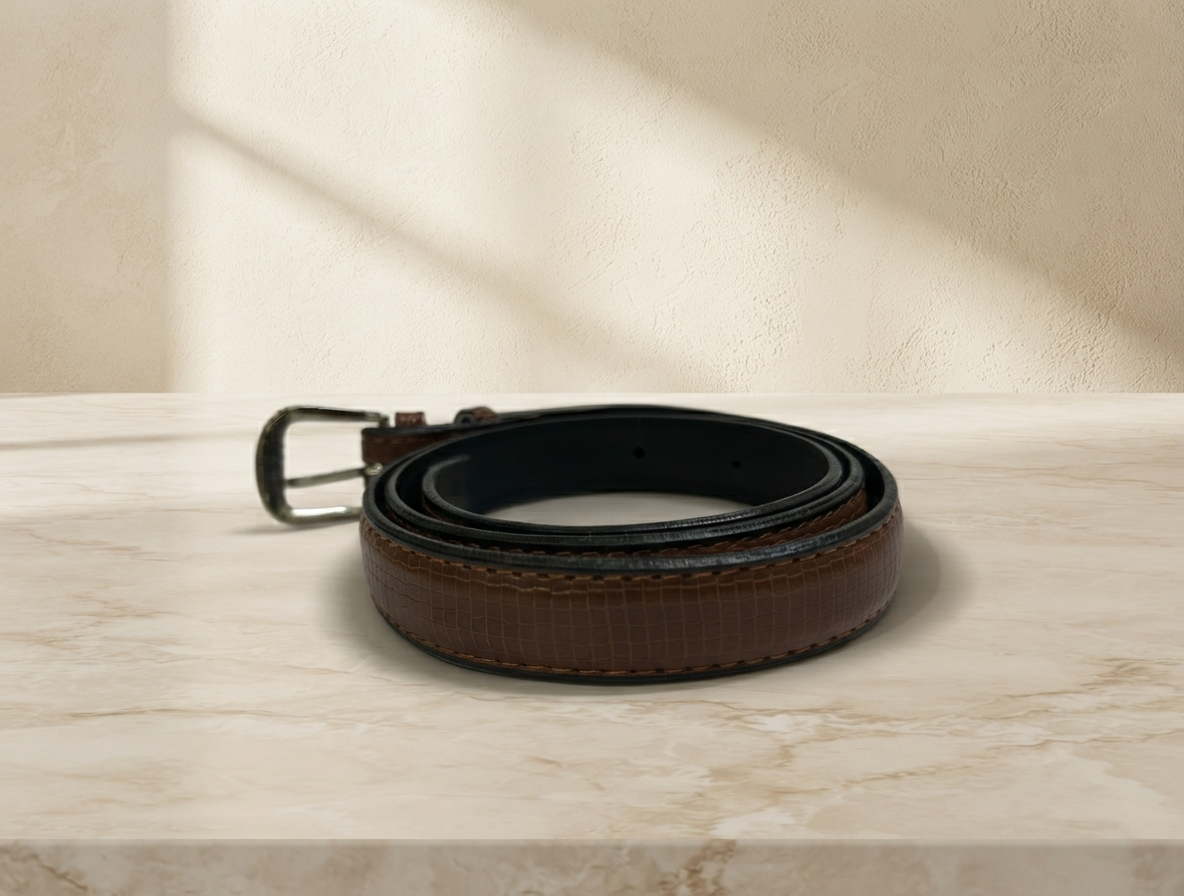Ladies Classic Belt - Dark Brown