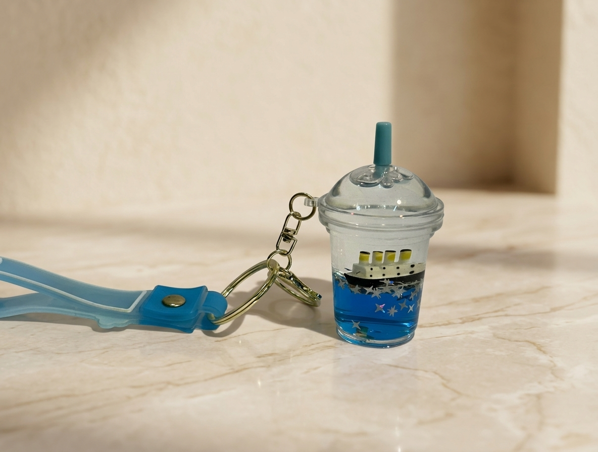 Ocean Inspired Keychain & Charm