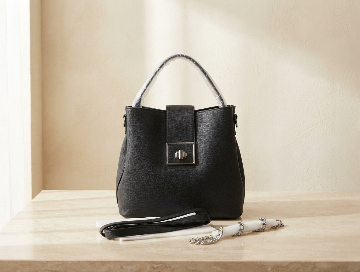 Velara Elegant Bucket Handbag