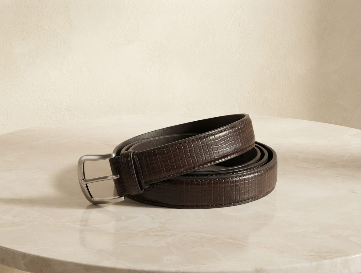 Ladies Classic Belt - Dark Brown