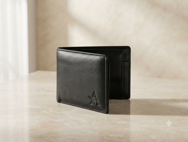 Black PU Leather Wallet