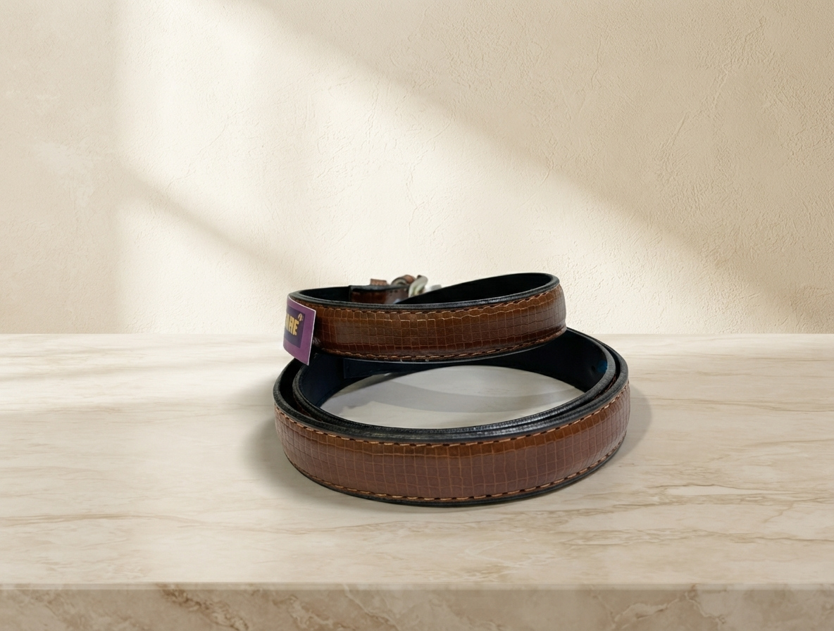 Ladies Classic Belt - Wood Brown