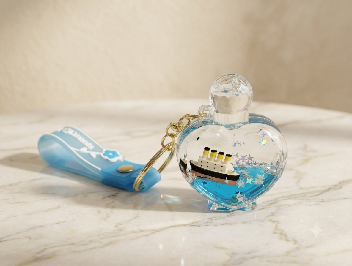 Ocean Inspired Keychain & Charm