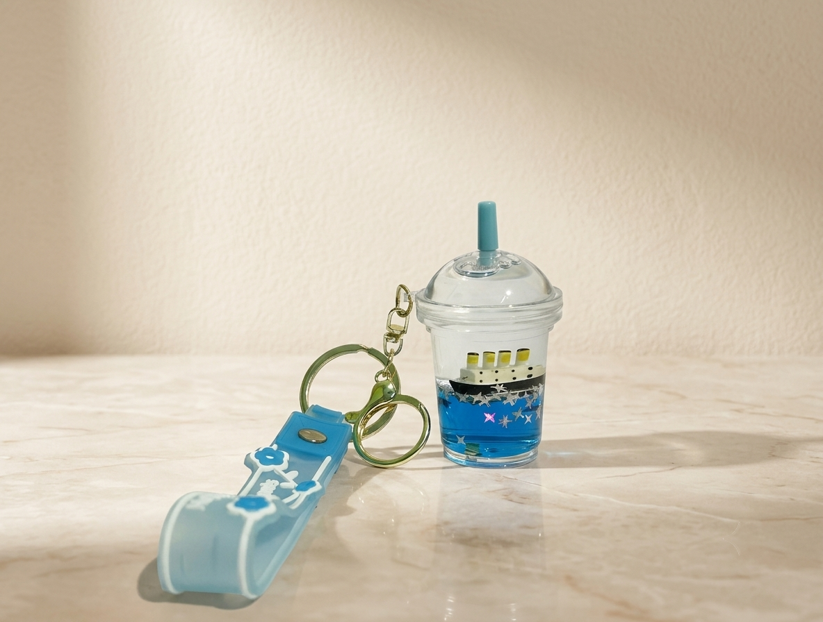 Ocean Inspired Keychain & Charm