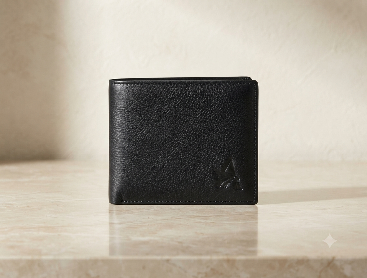 Black PU Leather Wallet