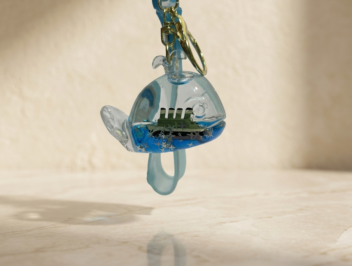 Ocean Inspired Keychain & Charm