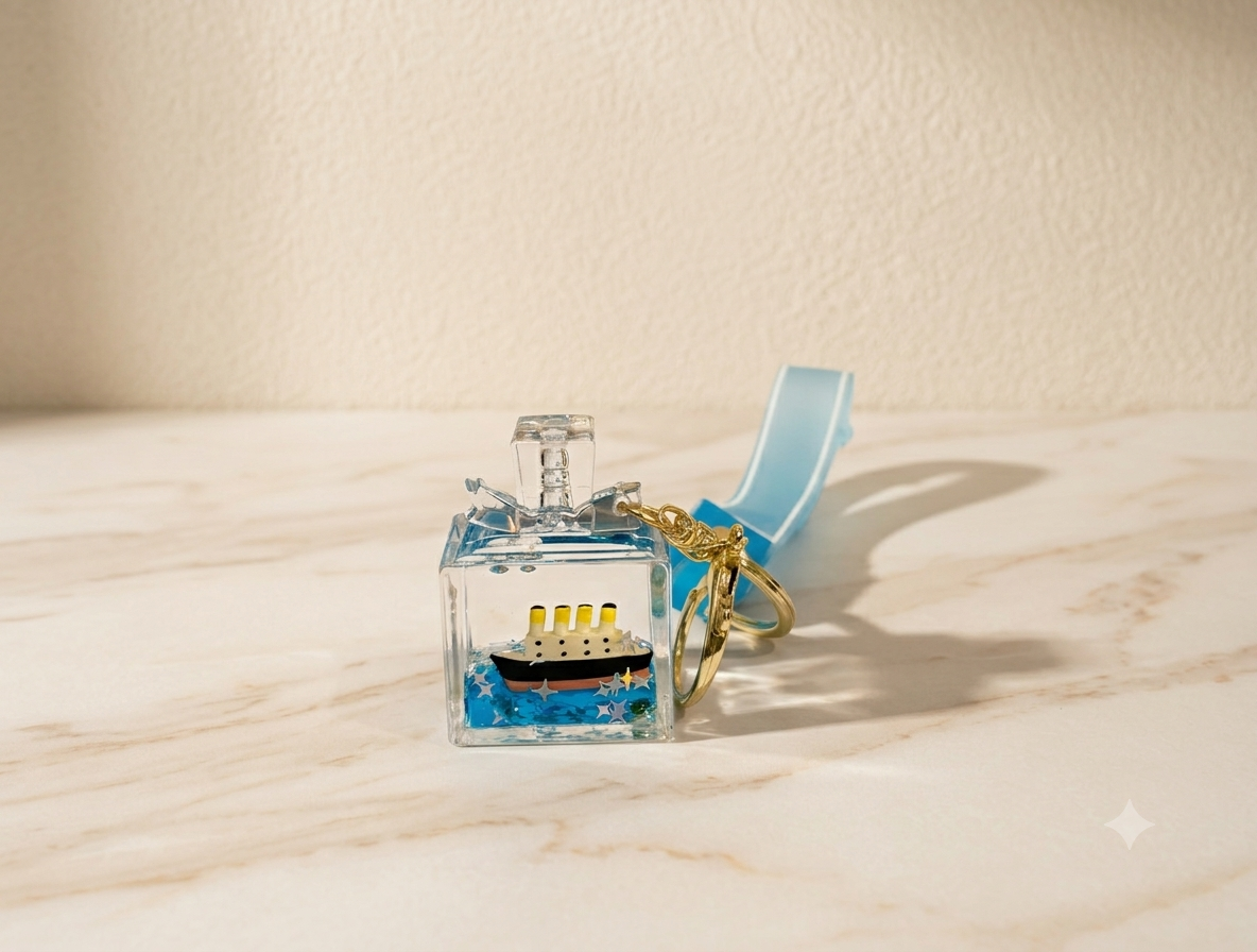 Ocean Inspired Keychain & Charm