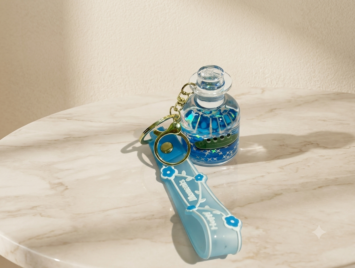 Ocean Inspired Keychain & Charm