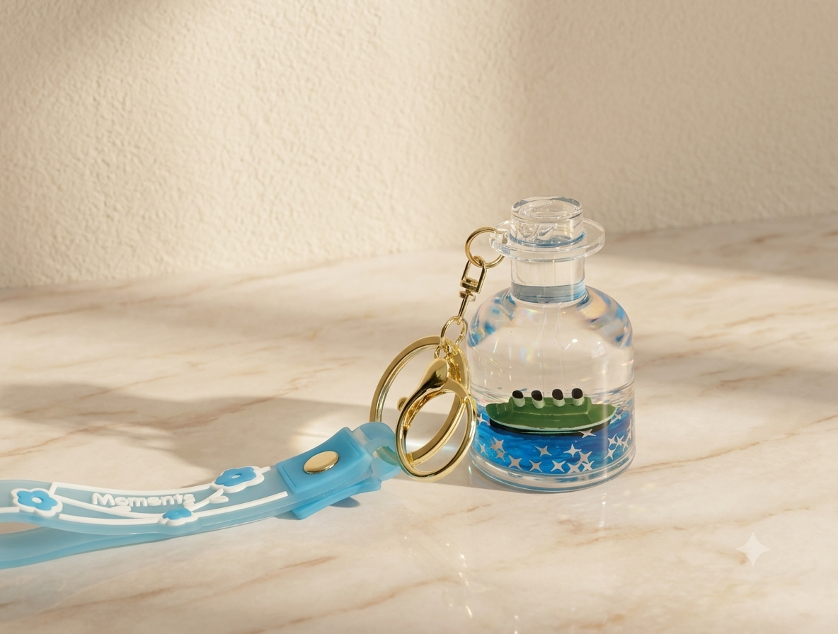 Ocean Inspired Keychain & Charm